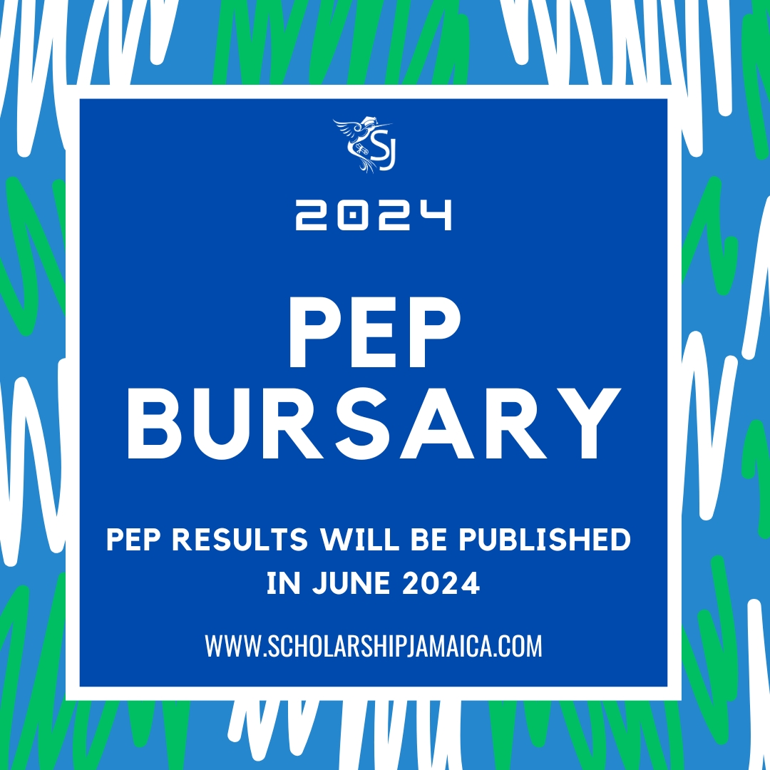 The Ministry of Education will be publishing all PEP results will be in June. This is the most up-to-date PEP Bursary sources in Jamaica. Win Secondary School Scholarships!