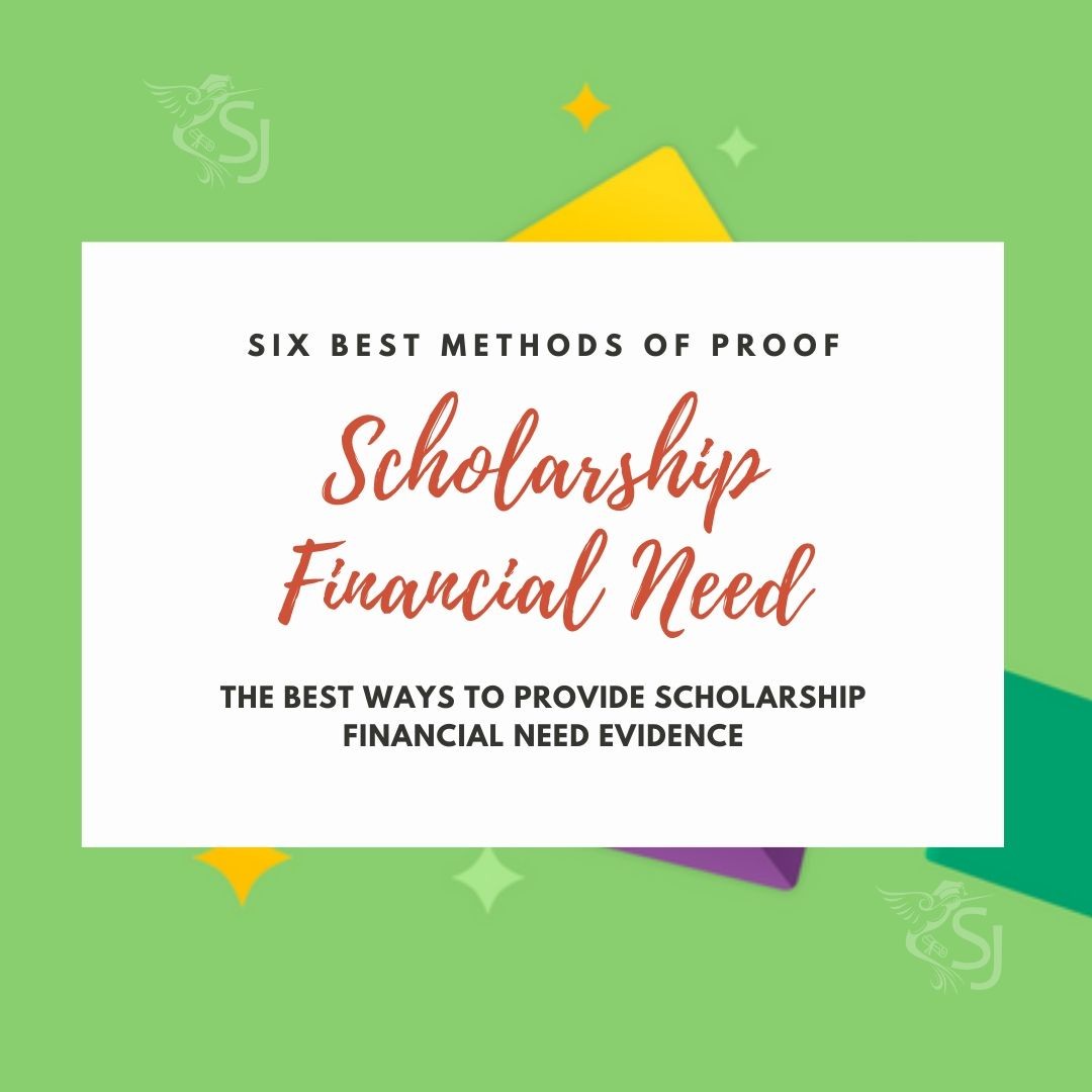 Six best ways to provide evidence of scholarship financial need when applying for scholarship & grants for students in Jamaica & the Caribbean