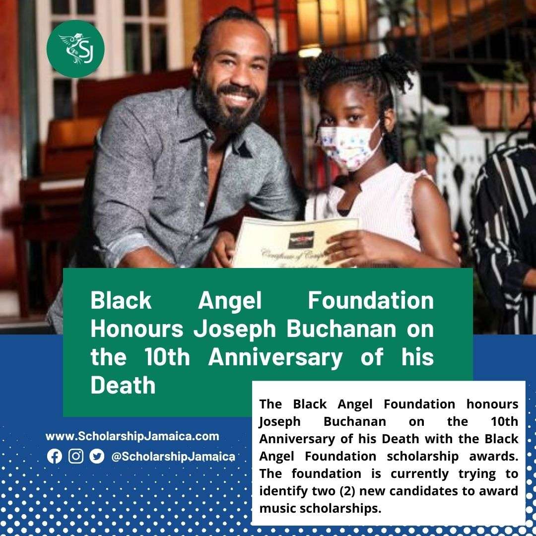 Joseph Buchanan was honored with the Black Angel Foundation scholarship awards. They are currently trying to identify 2 candidates for music scholarships
