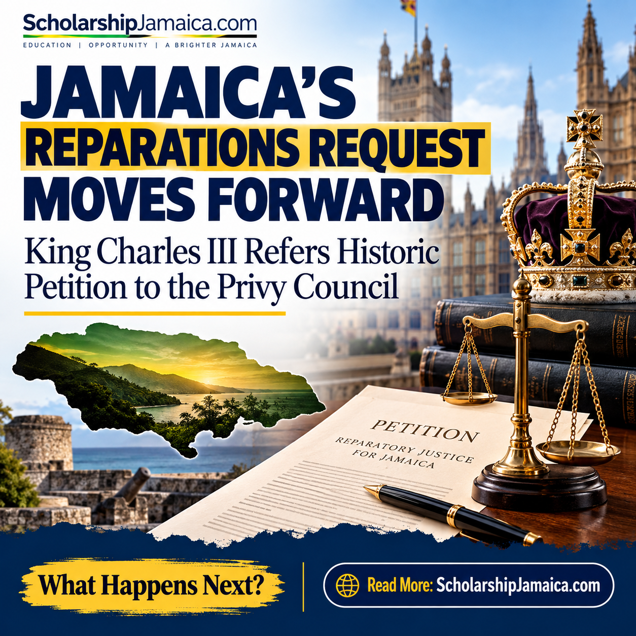 Jamaica slavery reparation efforts enter a phase as King Charles refers Jamaica’s slavery petition to the Privy Council for consideration